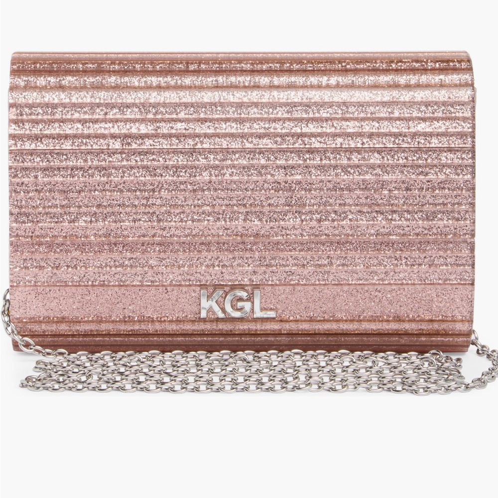 Kurt Geiger London Party Glitter Clutch Bag